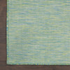 10' Blue Power Loom Runner Rug