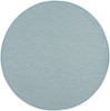 6' Aqua Round Power Loom Area Rug