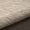 4' X 6' Beige Power Loom Area Rug