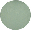 8' Blue Round Power Loom Area Rug