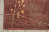 4' X 6' Brown Floral Power Loom Area Rug