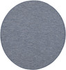 6' Navy Blue Round Power Loom Area Rug