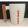 Wooden handle mug for store