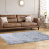5 x 7 Feet Modern Rectangular Soft Shag Area Rug for Living Room Bedroom-Light Gray