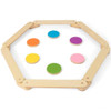 12-Piece Kids Wooden Balance Beam with Colorful Steeping Stones