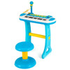 31-Key Kids Piano Keyboard Toy with Microphone and Multiple Sounds for Age 3+-Blue