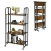 Rolling Cart with Storage Shelves for Kitchen-4-Tier