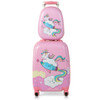 2 Pieces 18 Inch Kids Luggage Set with 12 Inch Backpack