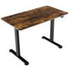 Electric Standing Desk Adjustable Stand up Computer Desk Anti-collision-Rustic Brown