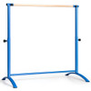 51 Inch Ballet Barre Bar with 4-Position Adjustable Height-Blue