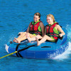 2 Person Water Sport Inflatable Towable Tubes for Boating-Blue