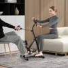 Adjustable LCD Pedal Exercise Bike with Massage-Yellow