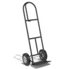 P-Handle Sack Truck with 10 Inch Wheels and Foldable Load Area-Black