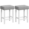 2 Pieces Counter Height Bar Stools with Sponge Padded Cushion-24.5 inches