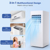 3-in-1 Portable Air Conditioner with Cooling Fan Dehumidifier Function-10000 BTU