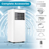 10000 BTU Portable Air Conditioner with Sleep Mode-White