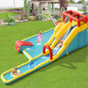 7-in-1 Inflatable Dual Slide Water Park Bounce House With 750 Blower