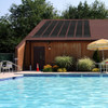 2 Pieces 10 Feet Weatherproof Solar Swimming Pool Heating Panels-M