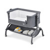 3-in-1 Baby Bassinet with Double-Lock Design and Adjustable Heights-Gray