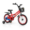 16 Inch Kid's Bike with Removable Training Wheels-Red