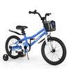 18 Feet Kid's Bike with Removable Training Wheels-Blue