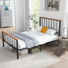 Full Bed Frame with Headboard and Footboard-Full Size