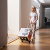 Portable Folding Hand Truck with Telescopic Handle and Wheels