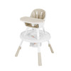 6-in-1 Baby High Chair Infant Activity Center with Height Adjustment-Beige