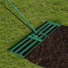 42 x 10 Inch Lawn Leveling Rake with Ergonomic Handle-42 inches