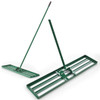 36 x 10 Inch Lawn Leveling Rake with Ergonomic Handle-36 inches