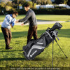 Lightweight Golf Stand Bag with 14 Way Top Dividers and 6 Pockets-Gray