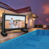 Inflatable Outdoor Projector Screen with Carry Bag and Ground Stakes-16Feet