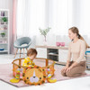 4-in-1 Baby Play Gym with Soft Padding Mat and Arch Design