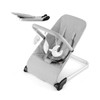 Foldable Baby Bouncer with Removable Fabric Cover and Toy Bar-Gray