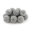 15 Pieces Ceramic Fiber Fire Balls for Outdoor Use-Gray