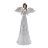 Angel Figurine with Silver Floral Accent (Set of 2) - 86014