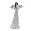 Angel Figurine with Silver Floral Accent (Set of 2) - 86014