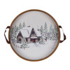 Wood Winter Scene Tray (Set of 2) - 86099