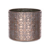 Ornate Geometric Metal Planter (Set of 4) - 86206