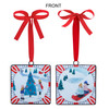 Sledding and Christmas Tree Ornament (Set of 12) - 86301