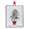 Seasons Greetings Pine Tree Ornament (Set of 12) - 86311
