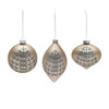 Champagne Glittered Ball Ornament (Set of 6) - 86457