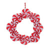 Peppermint Candle Wreath Ornament (Set of 24) - 86476