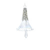 Beaded Irredescent Glass Bell Ornament (Set of 6) - 86506