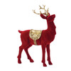 Flocked Deer Figurines (Set of 2) - 86542