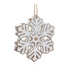 Glittered Snowflake Ornament (Set of 3) - 86579