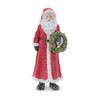 Glitter Santa Figurine with Pine Accent (Set of 3) - 86584