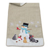 Embroidered Snowman Holiday Table Runner 70"L - 86640