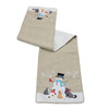 Embroidered Snowman Holiday Table Runner 70"L - 86640