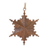 Floral Metal Snowflake Ornament (Set of 6) - 86735